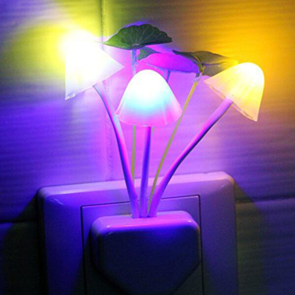 Mushroom Night Light Sensor LED