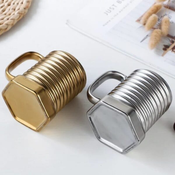 Screw Shape Ceramic Coffee Mug