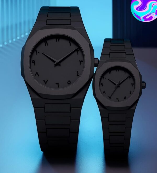 Black Aura Couple Watch