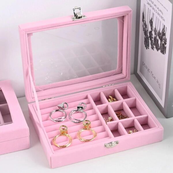 Jewelry Storage Organizer Box with Lock