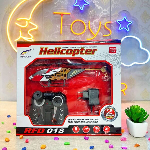 Remote Control Helicopter RFD‑018 | 2D Full Flight (Random Colour)