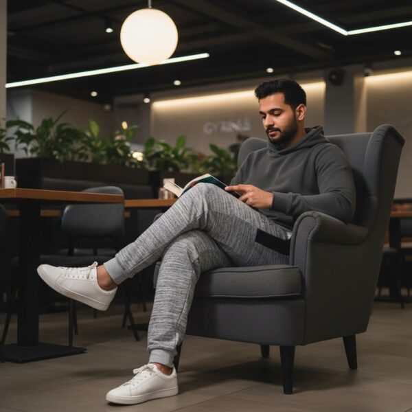 GYM KING Men’s Jogger Trousers | Premium French Terry Fabric